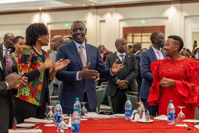 Ruto yahuye n'Abanyakenya baba muri Amerika