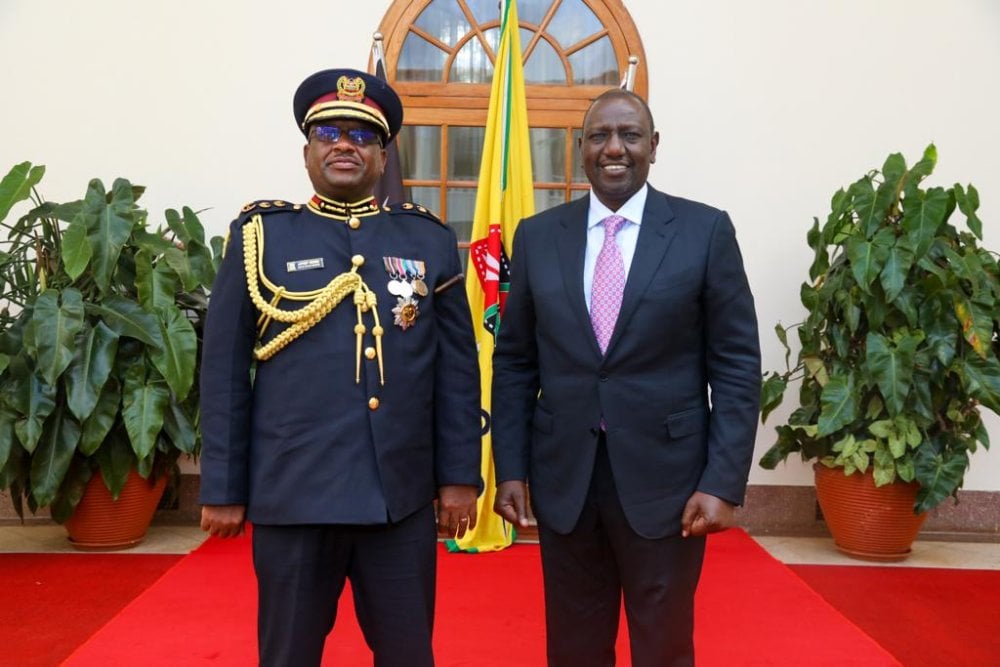 Ruto yakiriye ubwegure bwa Japhet Koome, wari Umuyobozi Mukuru wa Polisi 