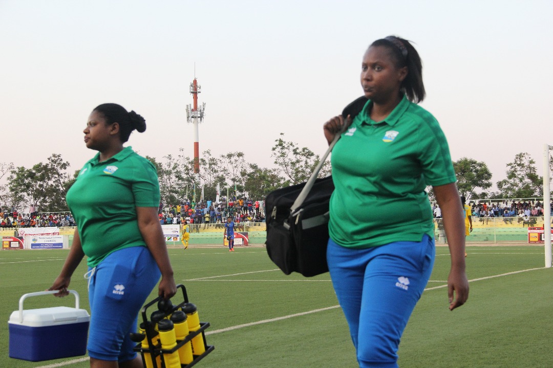 Abaganga b'ikipe y'igihugu y'u Rwanda nabo ni abagore