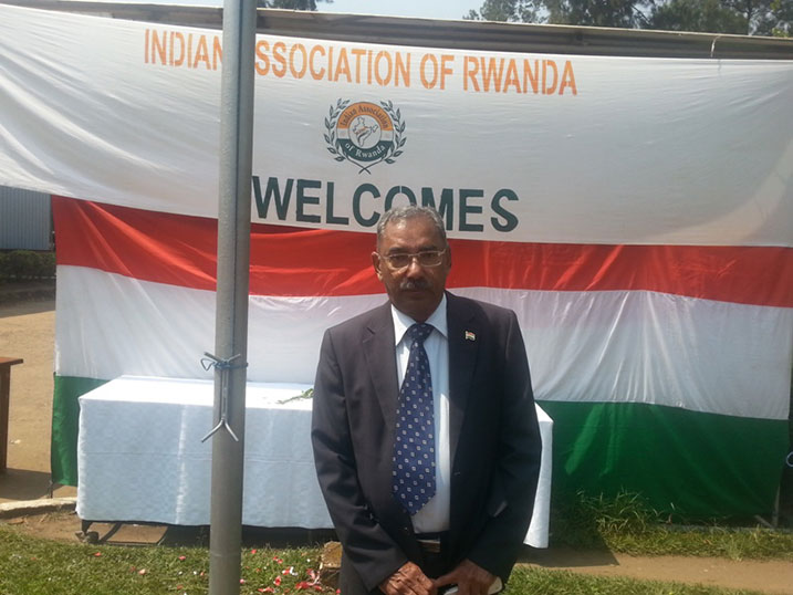 Salim Mouhamed avuga ko bishimira aho igihugu cyabo kigeze mu iterambere kandi ko bagomba gutanga umusanzu wabo n