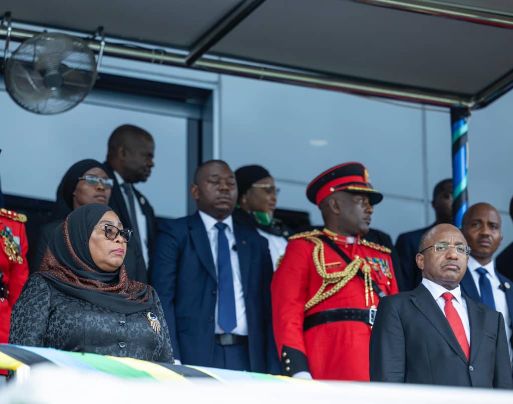 Perezida Samia Suluhu Hassan wa Tanzania ari mu bitabiriye ibi birori