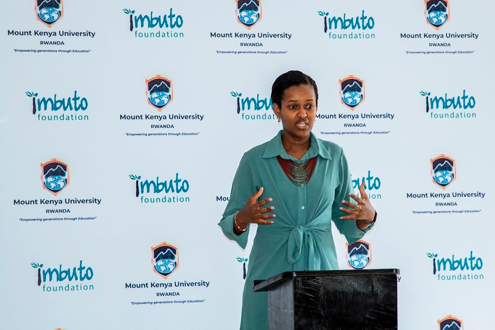 Umuyobozi Mukuru wa Imbuto Foundation, Umutoni Sandrine, yashimye ubufatanye bwabo na Mount Kenya University