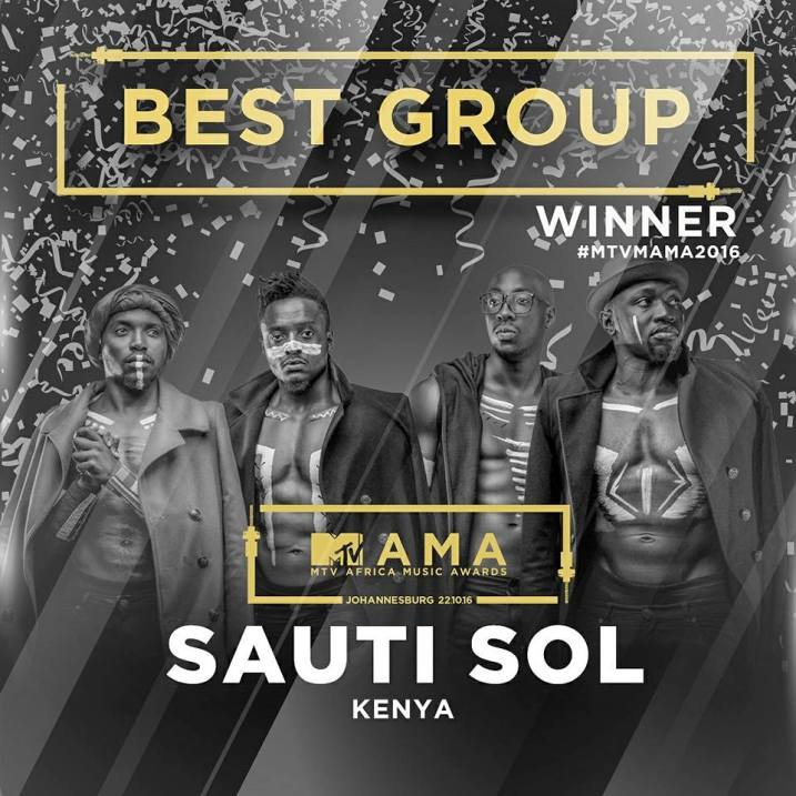 Sauti Sol niryo tsinda rya muzika rya mbere muri Afurika