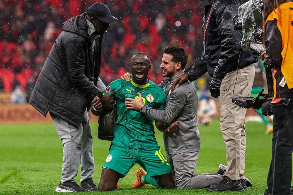 Amarira y'ibyishimo kuri Sadio Mane