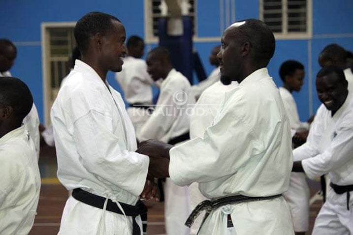 Sinzi Tharcisse afite ubunararibonye muri Karate.