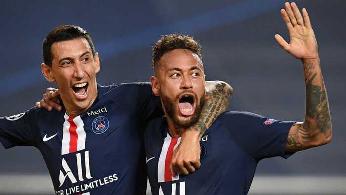 Di Mari na Neymar bishimira igitego