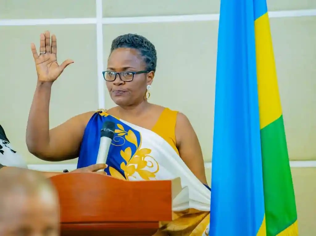 Solange Ayanone aherutse kujya mu bagize Inama Njyanama y'Umujyi wa Kigali