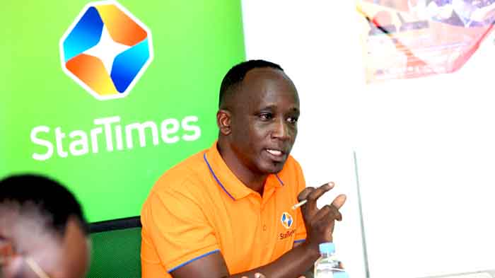 Muvunyi Nestor ushinzwe ubucuruzi no kumenyekanisha ibikorwa muri StarTimes asobanura ibijyanye n