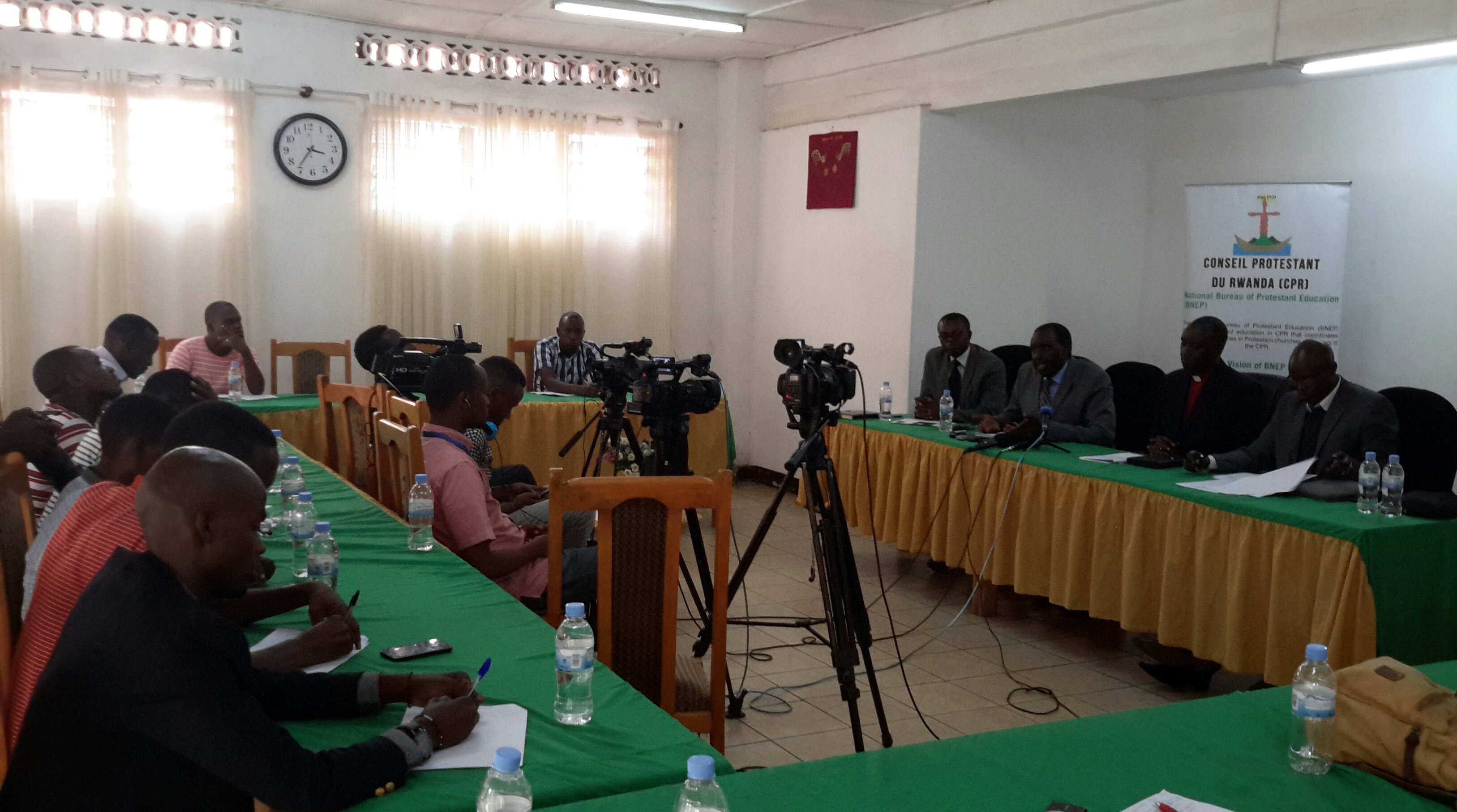 Inama y'Abaporotesitanti mu Rwanda mu kiganiro n'abanyamakuru 