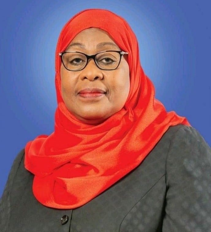 Perezida Samia Suluhu Hassan wa Tanzania