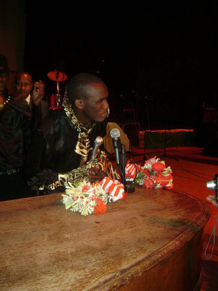 The Ben avuga ijambo nyuma yo guhabwa igihembo muri Salax Awards yabaye muri 2009 