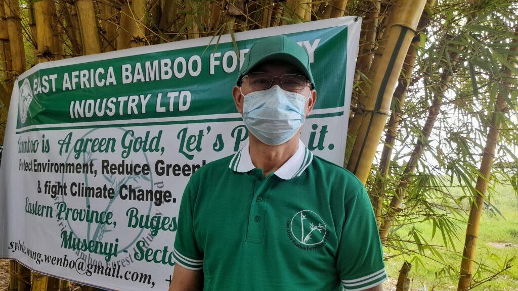Ting Kuo Yu, Umuyobozi wa East Africa Bamboo Forestry Industry Ltd, avuga ko u Rwanda ari igihugu kibereye guhingwamo imigano
