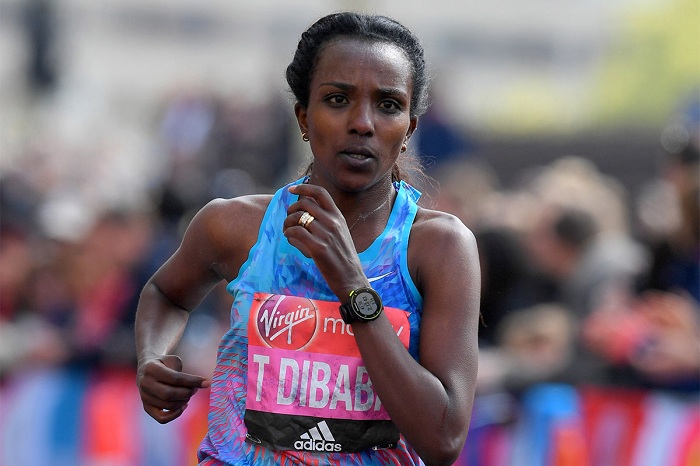 Tirunesh Dibaba wo muri Ethiopia na we yari yitezwe i Kigali none ntakije