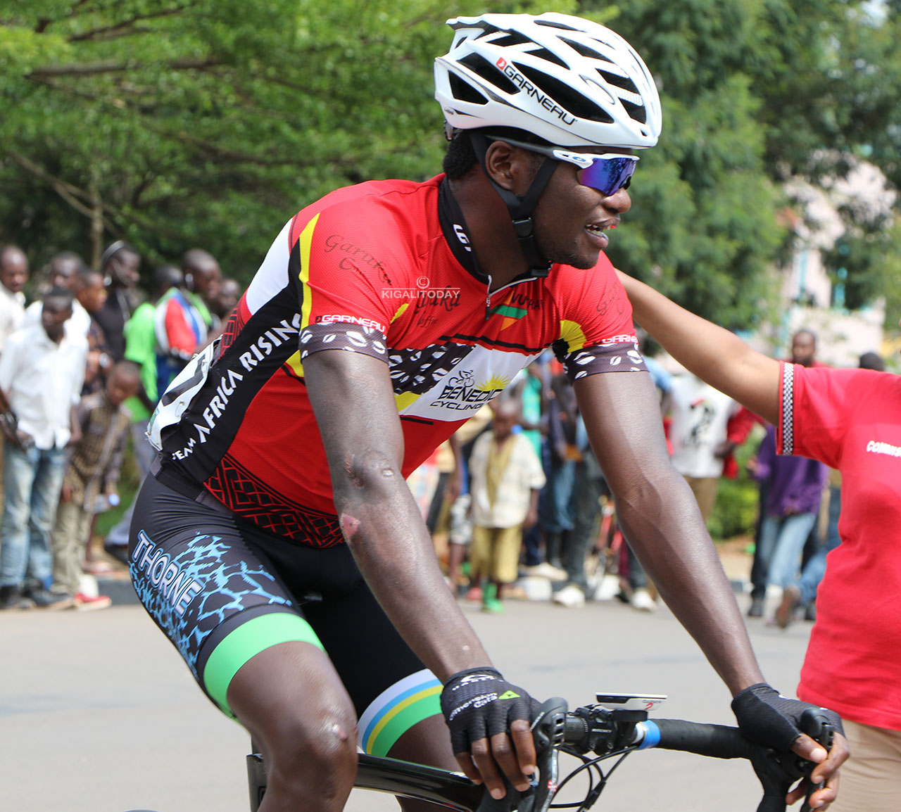 Bonaventure Uwizeyimana wakiniye Dimension Data umwaka ushize, ubu azakinira Benediction Club y'i Rubavu