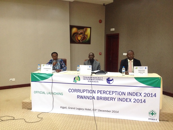 N'ubwo ruswa ikomeje kugabanuka u Rwanda rwasubiye inyuma mu manota.