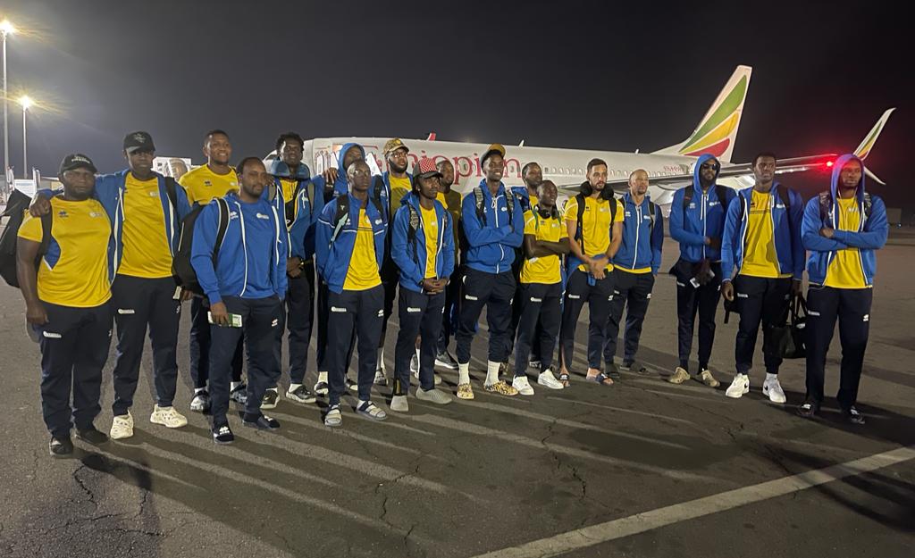 Ubwo ikipe y'u Rwanda yahagurukaga yerekeza muri Angola mu mikino ya AfroCan