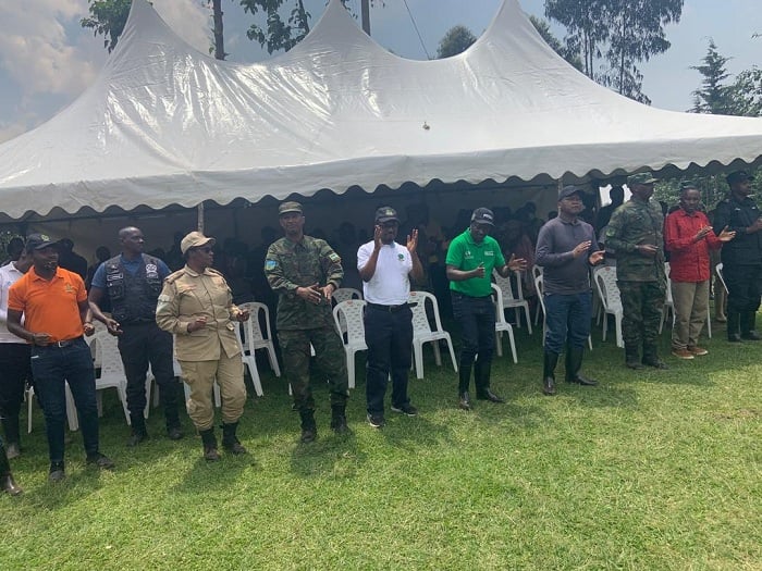 Umuganda witabiriwe n'abayobozi mu nzego zitandukanye