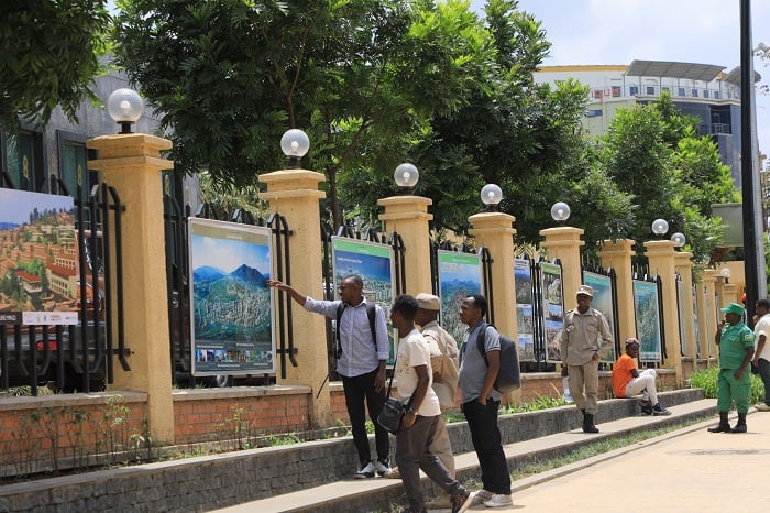 Hari hashyizweho amafoto yerekana imiterere ya Kigali