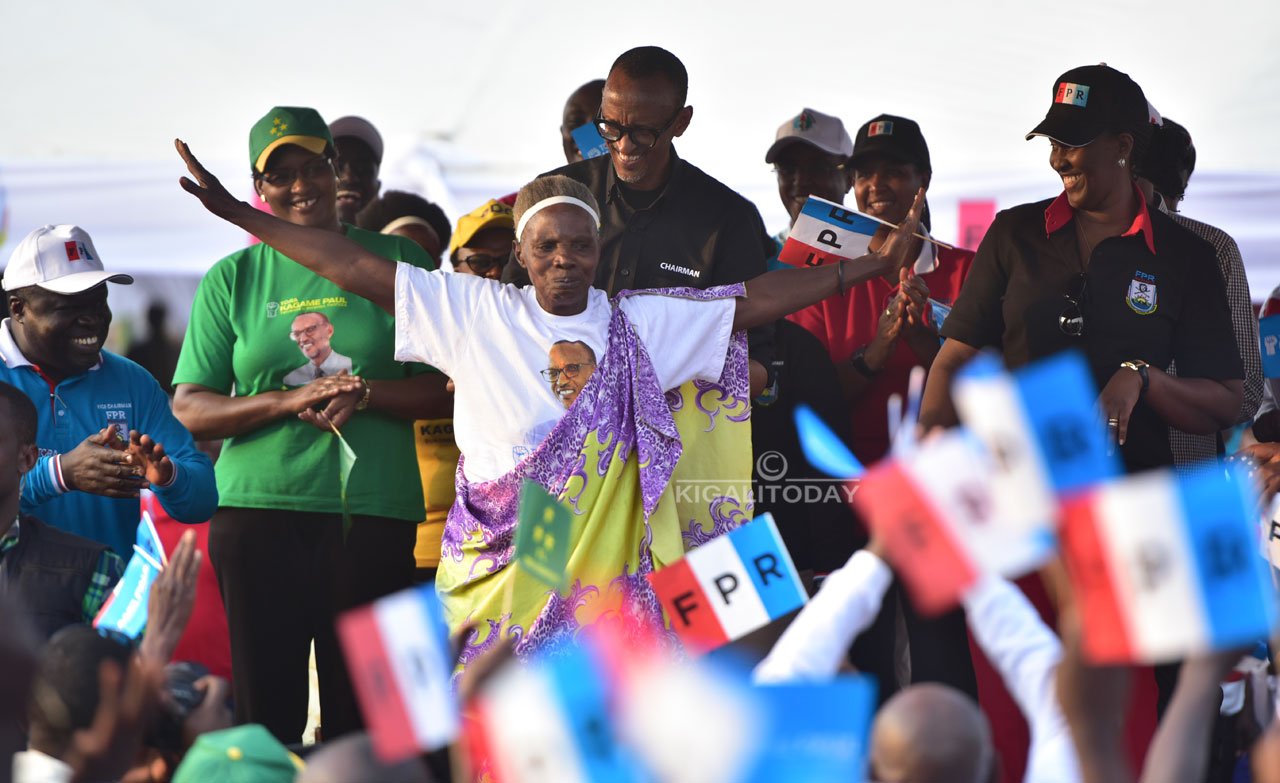 Umukandida Kagame yasabanye n