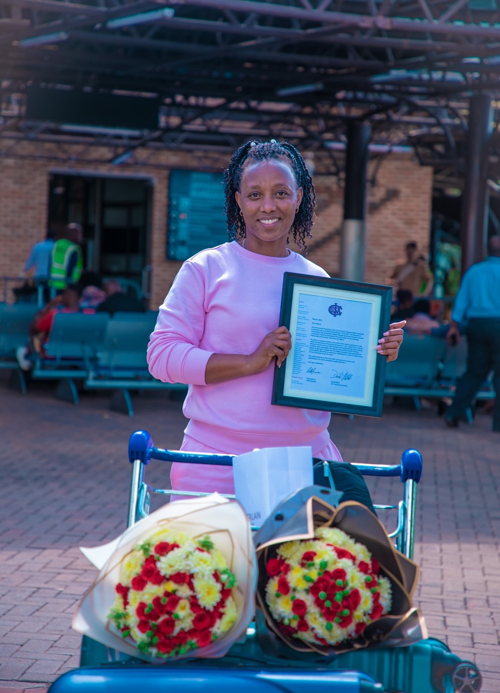 Umulisa Joselyne yatahukanye Ishimwe ndetse n'icyemezo kimwakira mu muryango International Tennis Club of the United States