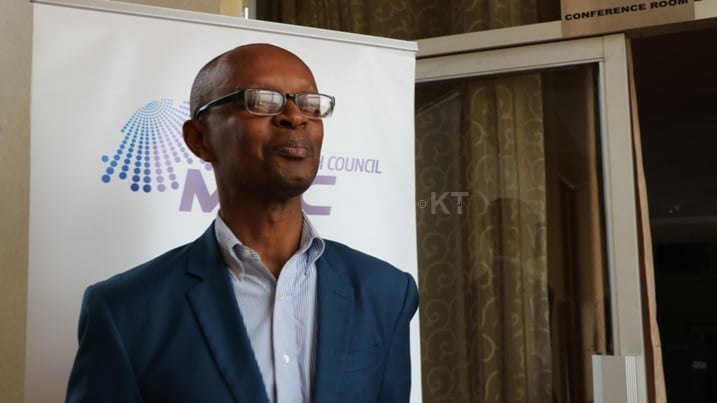 Umunyamabanga nshingabikorwa w'inama nkuru y'itangazamakuru mu Rwanda Mbungiramihigo Peacemaker.