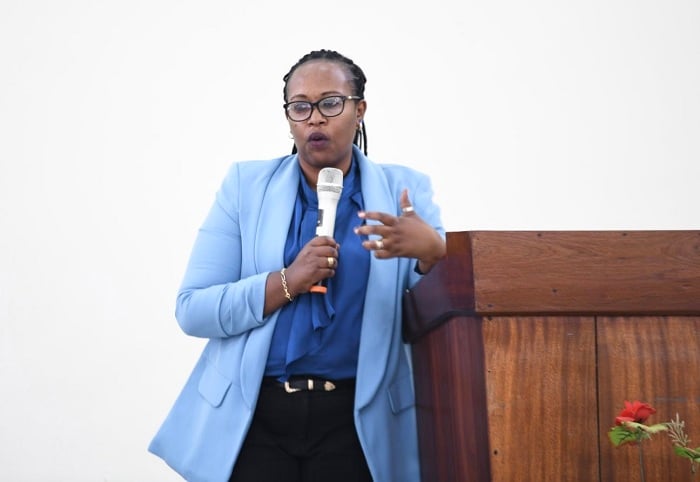 Ingabire Assoumpta, umunyamabanga wa Leta muri Minisiteri y'ubutegetsi bw'igihugu