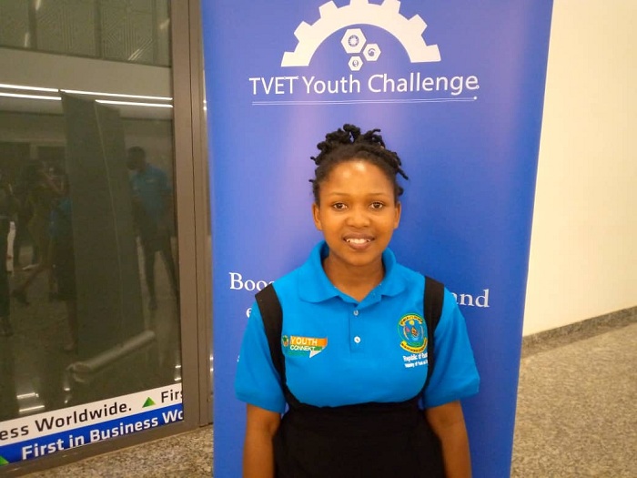 Iradukunda yahembwe miliyoni eshanu muri TVET Youth Challenge