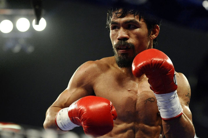 Umuteramakofe Manny Pacquiao niwe uza ku mwanya wa kabiri mu bakinnyi bafite amafaranga menshi ku isi