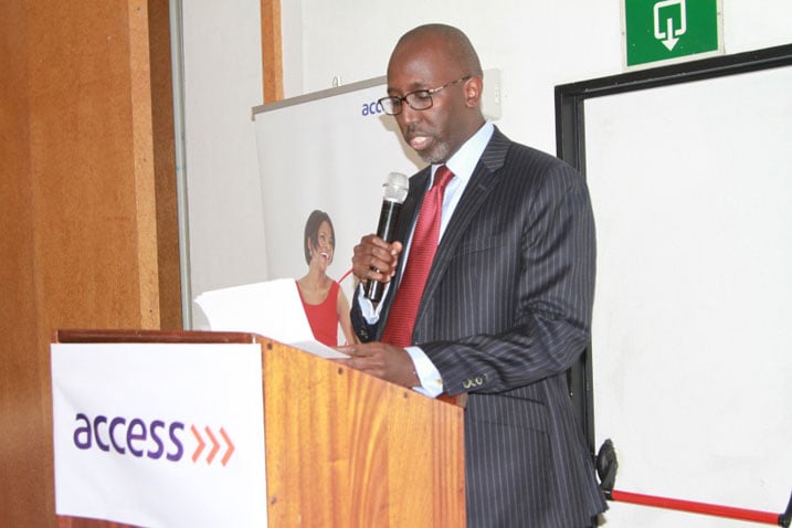 Umuyobozi wa Access bank mu Rwanda,Jean Pierre Karayenze.