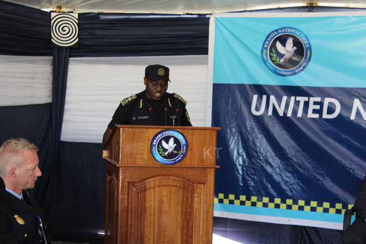 Umuyobozi wa Polisi y'u Rwanda CGP Emmanuel Gasana, ni we watangije ayo mahugurwa.