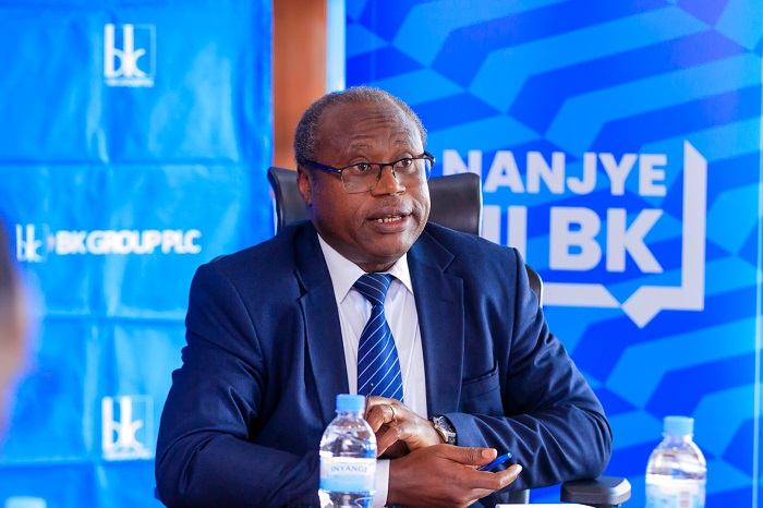 Umuyobozi Mukuru wa BK Group Plc, Dr. Uzziel Ndagijimana avuga ko ibyagezweho byose babikesha imicungire myiza y'ibigo byabo