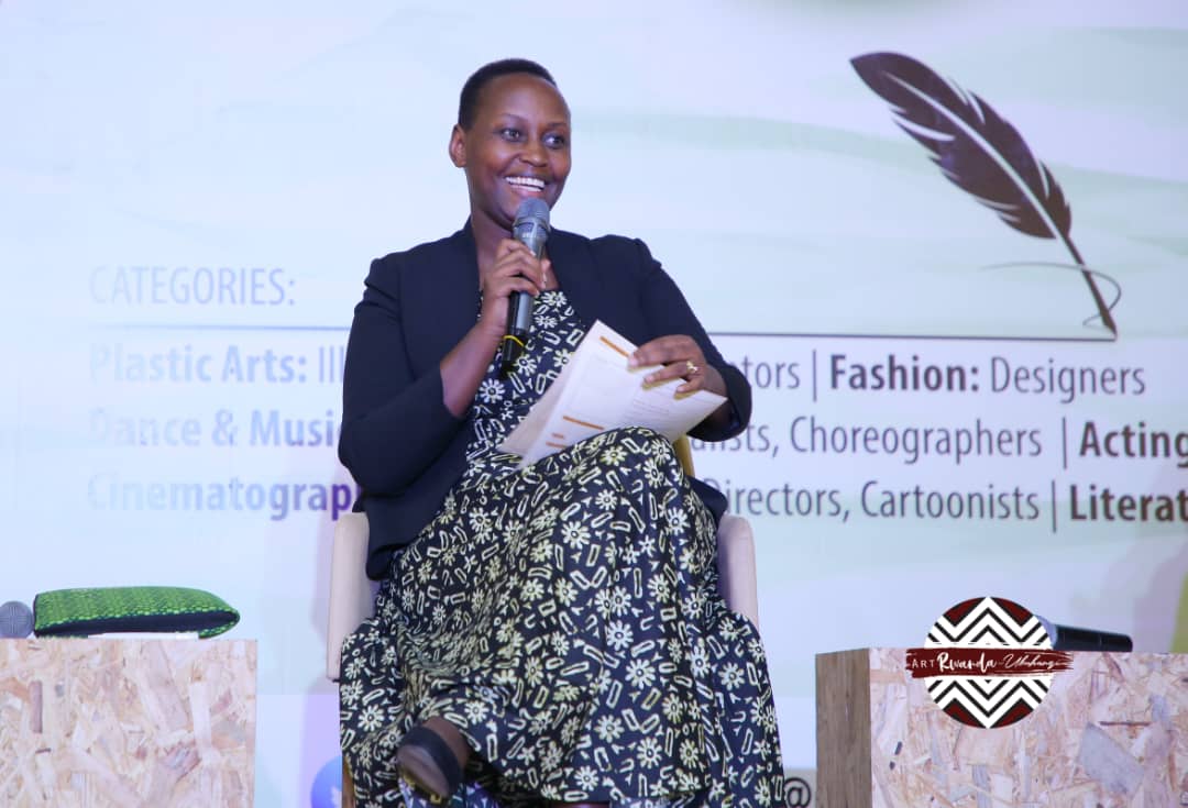 Umuyobozi wungirije wa Imbuto Foundation Geraldine Umutesi asanga impano z'Ubuhanzi na zo zikwiye kurushaho kwitabwaho