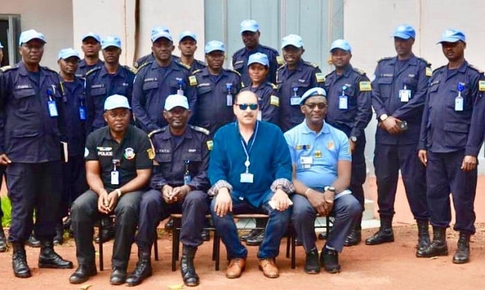 Umuyobozi wungirije wa MONUSCO yasuye abapolisi b