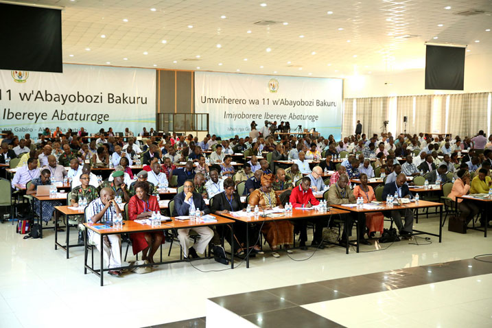 Umwiherero w'abayobozi bakuru wabereye mu kigo cya gisirikare i Gabiro tariki 07-10/03/2014.