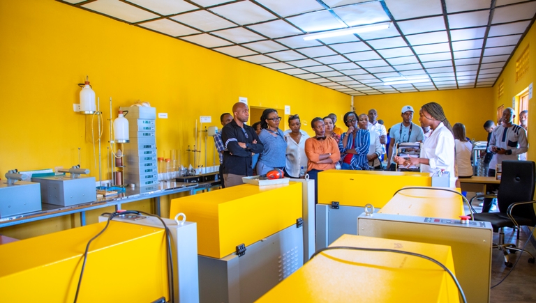 Mu byo basuye muri IPRC Huye harimo na Laboratwari y'ubwubatsi