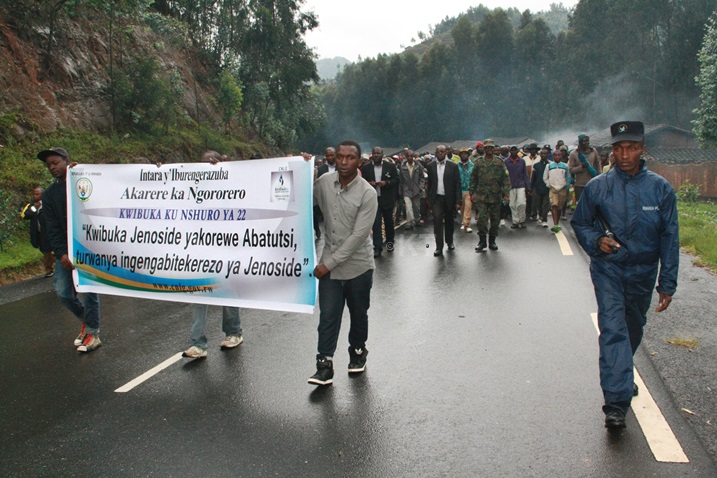 Bakoze urugendo rwo kwibuka.