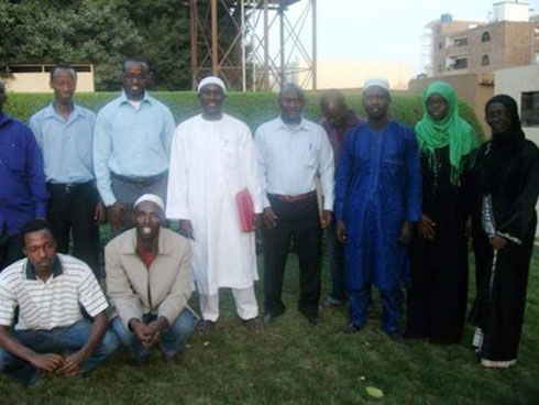 Bamwe mu bagize Umuryango w'Urubyiruko rwa Kiyislamu rugamiije iterambere, AJMD Njye Nawe.
