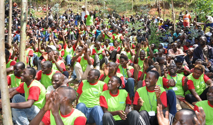 Nyuma y'umuganda habaye ibiganiro.