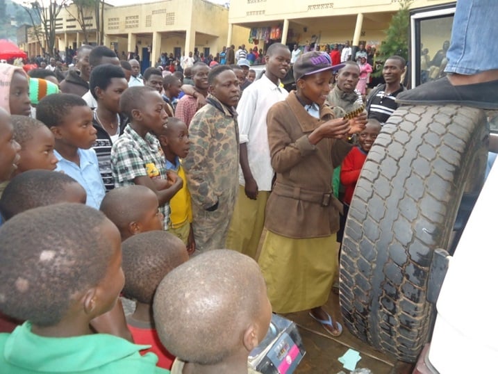 Urubyiruko rwari rwitabiriye ubu bukangura.