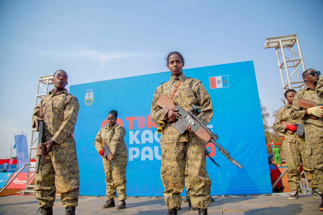 Urubyiruko rwerekanye uruhare rw'Inkotanyi mu guhagarika Jenoside
