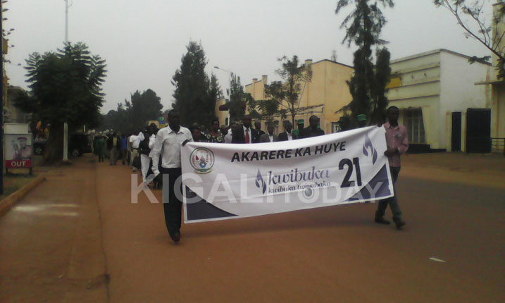 Urugendo rwo kwibuka abari abakozi, muri Perefegitura ya Butare, bazize Jenoside yakorewe Abatutsi.