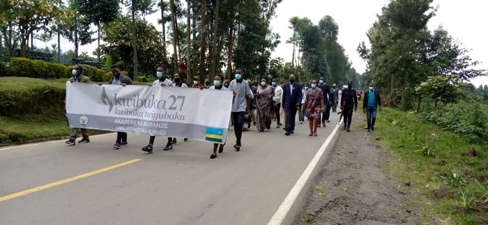 Gahunda yo kwibuka yabimburiwe n'urugendo 