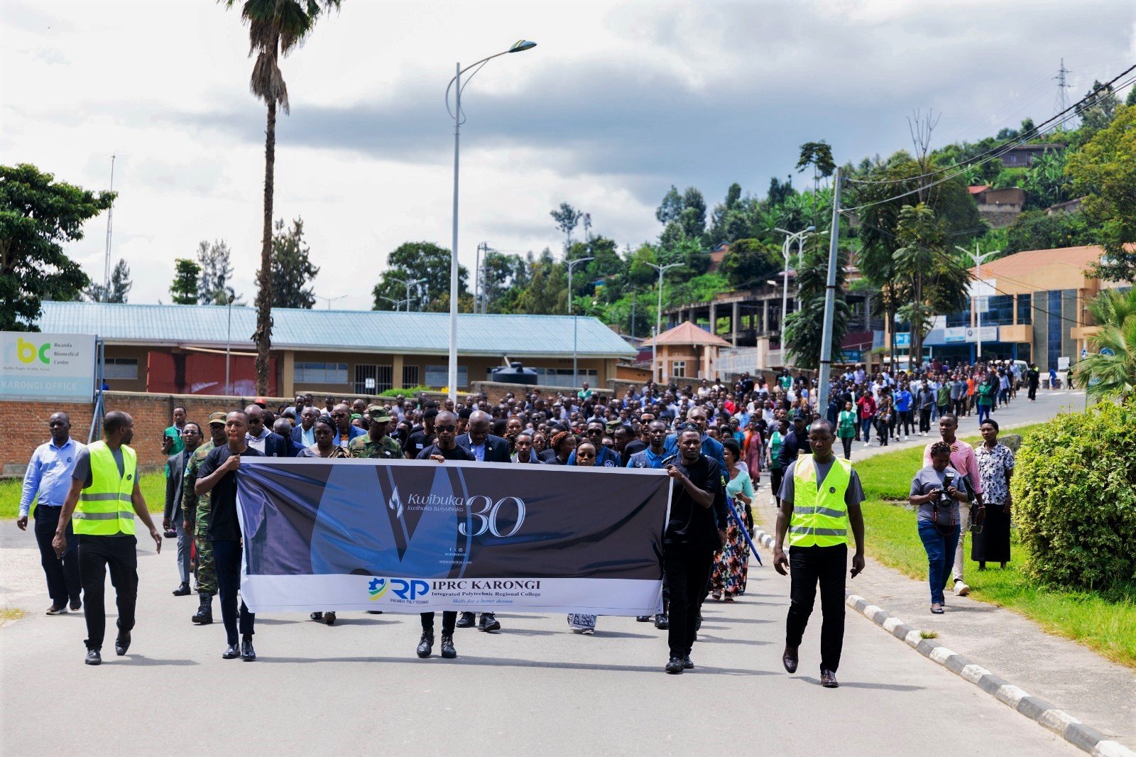 Urugendo rwatangiriye muri IPRC Karongi hahoze ari ETO Kibuye, berekeza i Nyamishaba