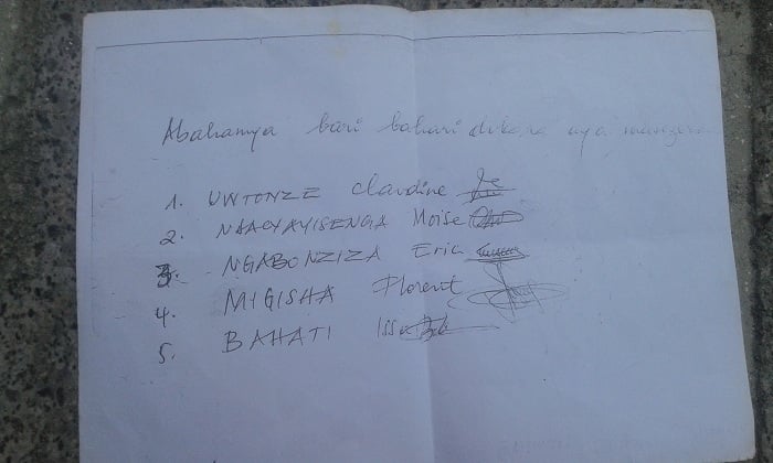 Abahamya babonye Shyaka yandika ayo masezerano