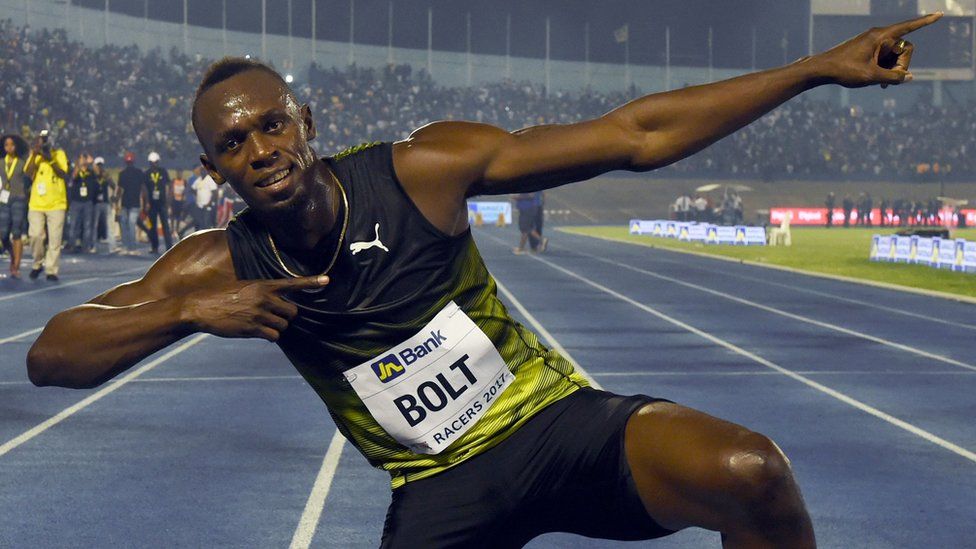 Usain Bolt ategerejwe i Kigali