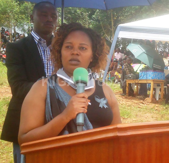 Visi Perezida w'umutwe w'Abadepite yasabye abanyarwamagana kwigira ku mateka mabi ya Jenoside bagaharanira kubaka ahazaza heza. 