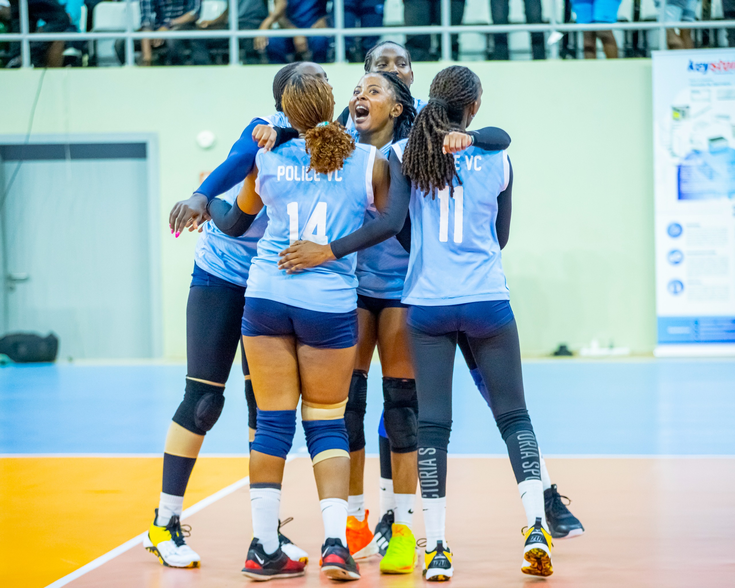 Police women volleyball club niyo ibitse igikombe cya shampiyona