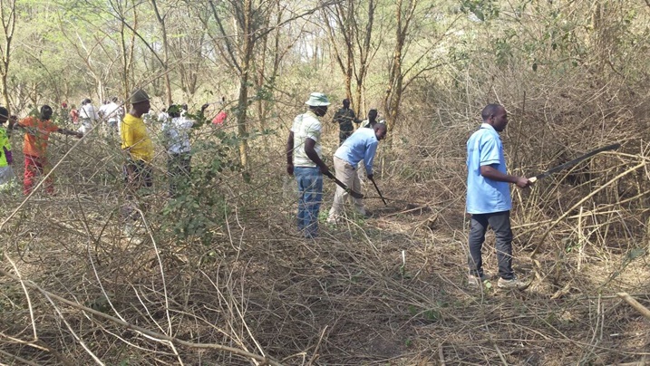 Umuganda wakorewe mu Mudugudu wa Nyagatare ya 2, Akagari ka Nyagatare, Umurenge wa Nyagatare, ahatemwe ibihuru bikikije umugezi w'Umuvumba.