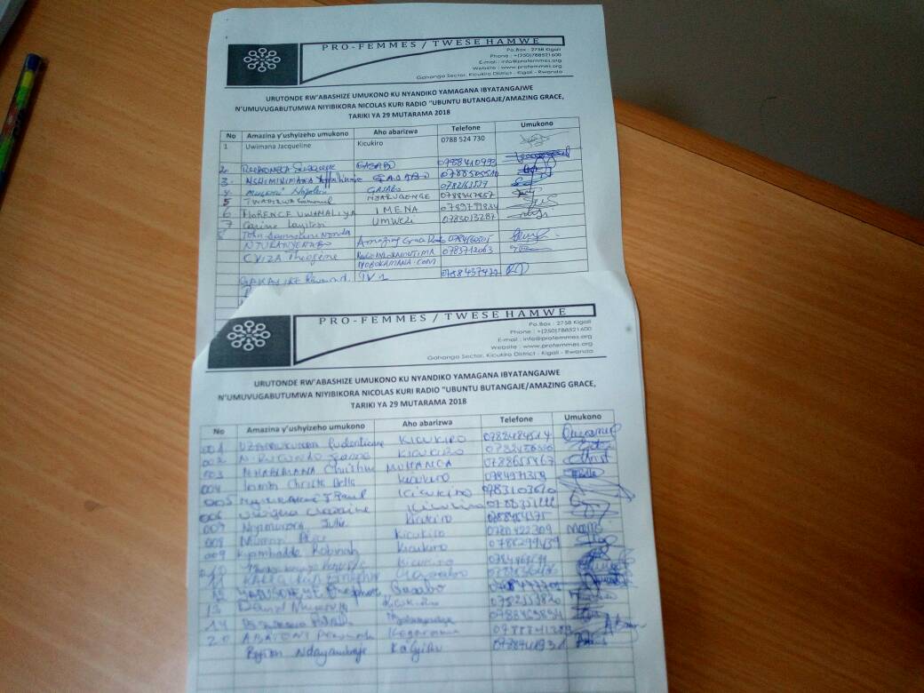 Impapuro ziri gusinywa n'abamaganye imvugo ya Pasiteri Nicolas