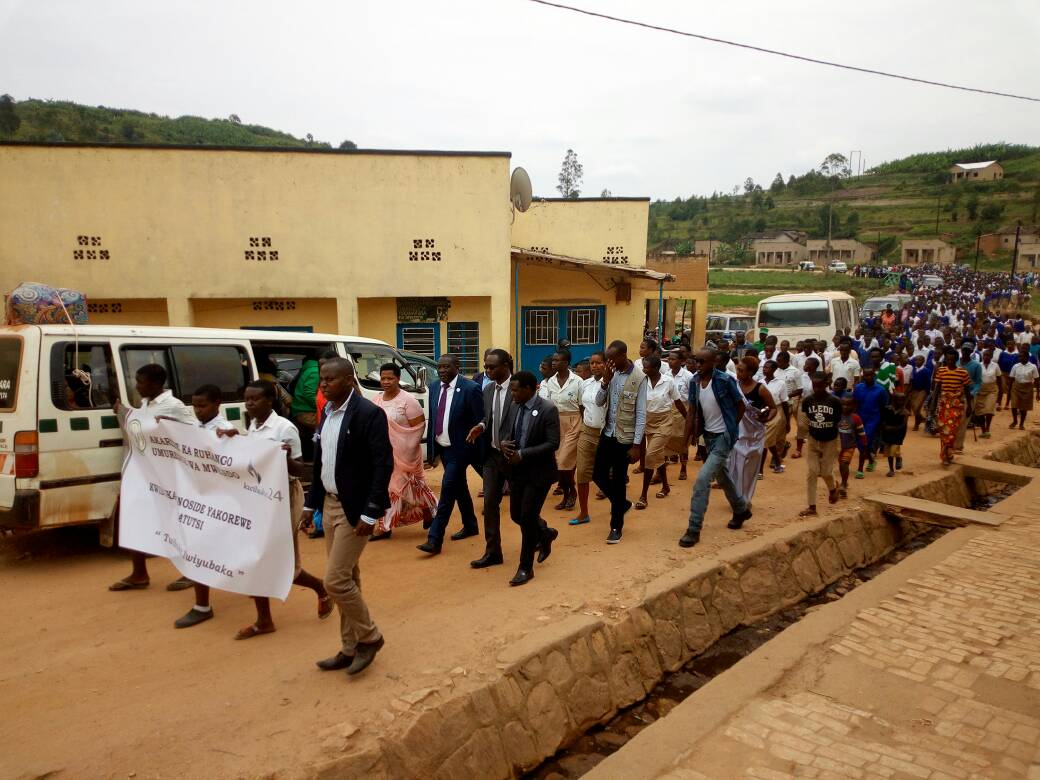 Hanakoze urugendo rwo Kwibuka Abatutsi baguye muri utu duce